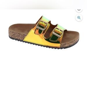 Weeboo Neon Bronze comfort sandal